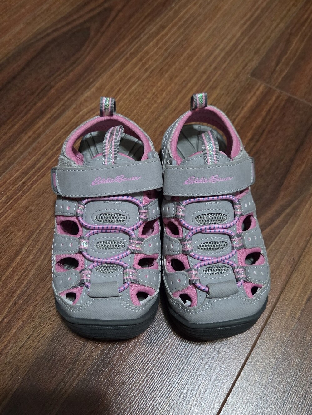 Eddie Bauer Girl Pink Bump Toe Sandals | Size 10 Toddler